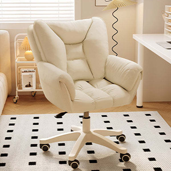 White rustic nylon high office chairs