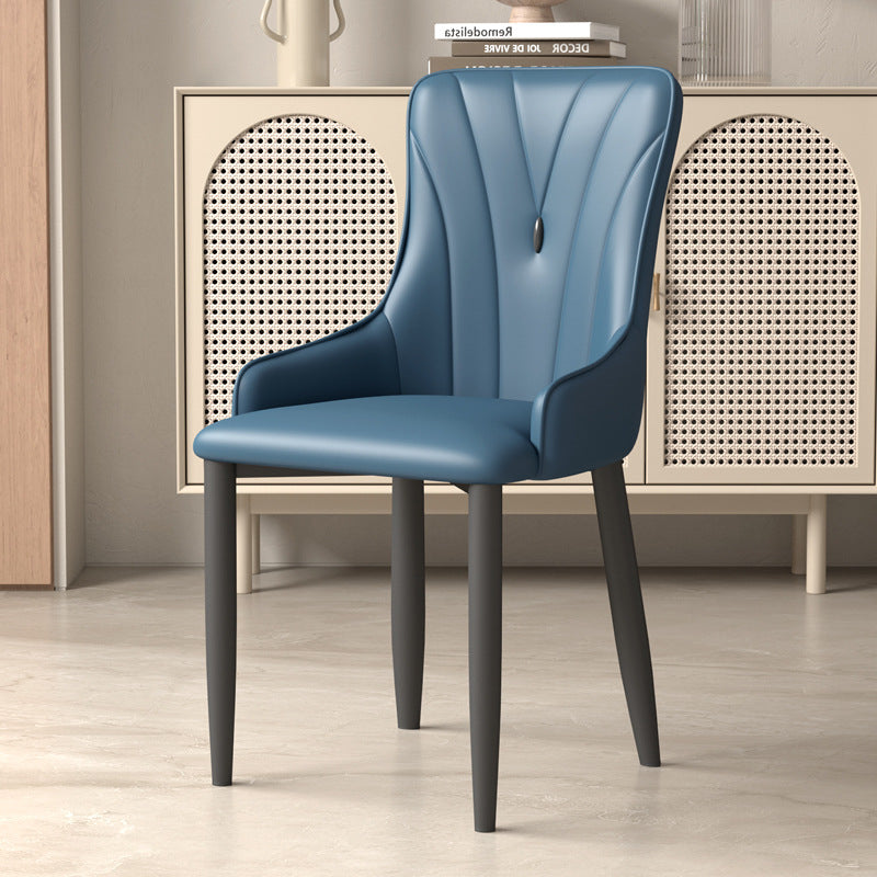 Coastal Carbon Steel Resilient Dining Chair