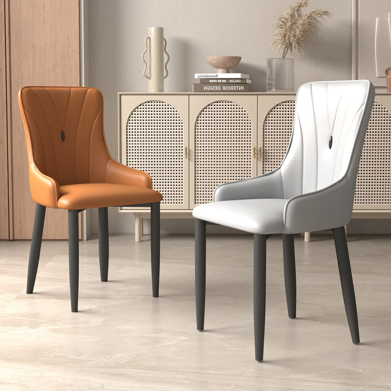 Coastal Carbon Steel Resilient Dining Chair