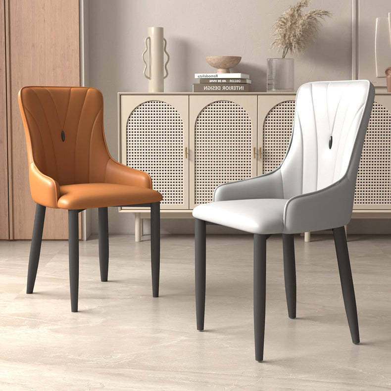 Coastal Carbon Steel Resilient Dining Chair