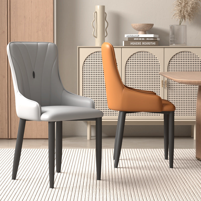 Coastal Carbon Steel Resilient Dining Chair