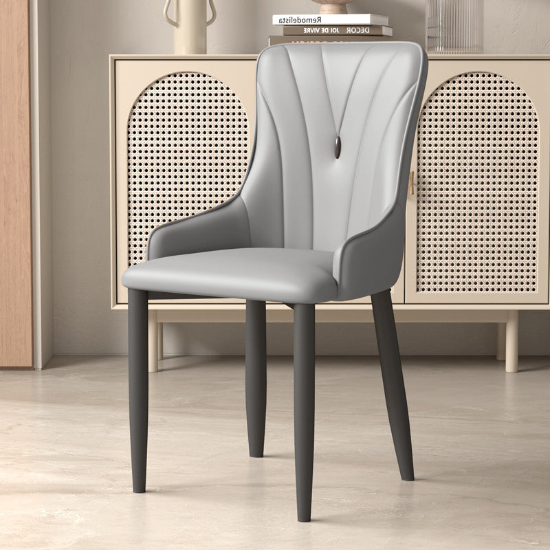 Coastal Carbon Steel Resilient Dining Chair