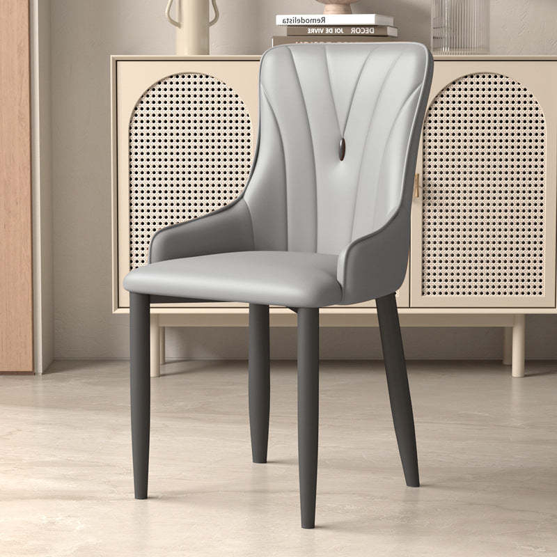 Coastal Carbon Steel Resilient Dining Chair