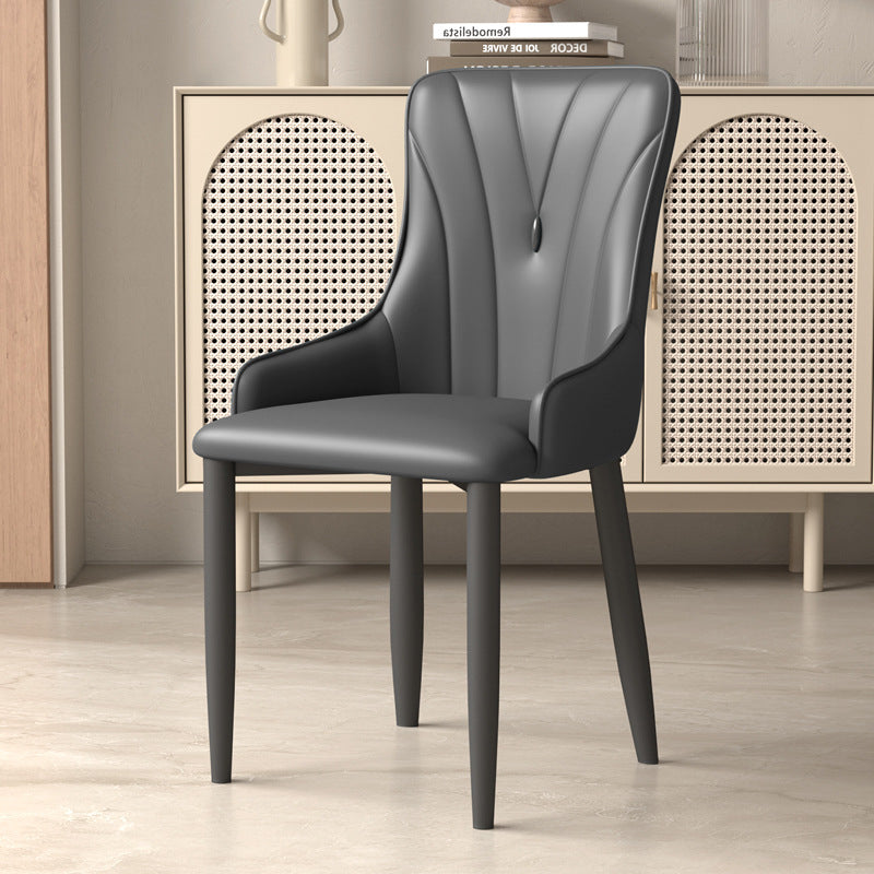 Coastal Carbon Steel Resilient Dining Chair