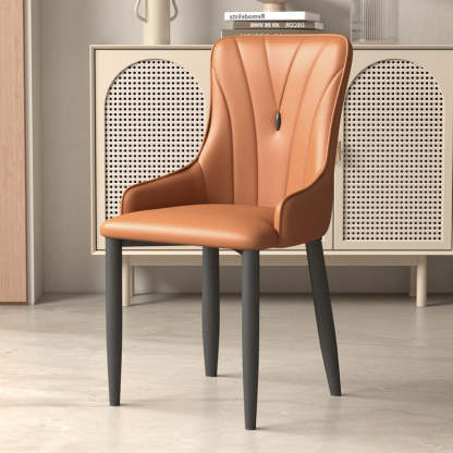 Coastal Carbon Steel Resilient Dining Chair