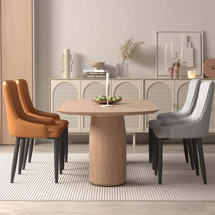 Coastal Carbon Steel Resilient Dining Chair