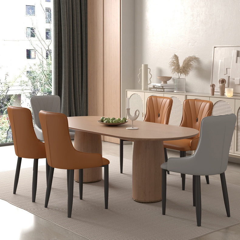 Coastal Carbon Steel Resilient Dining Chair — Light Gray
