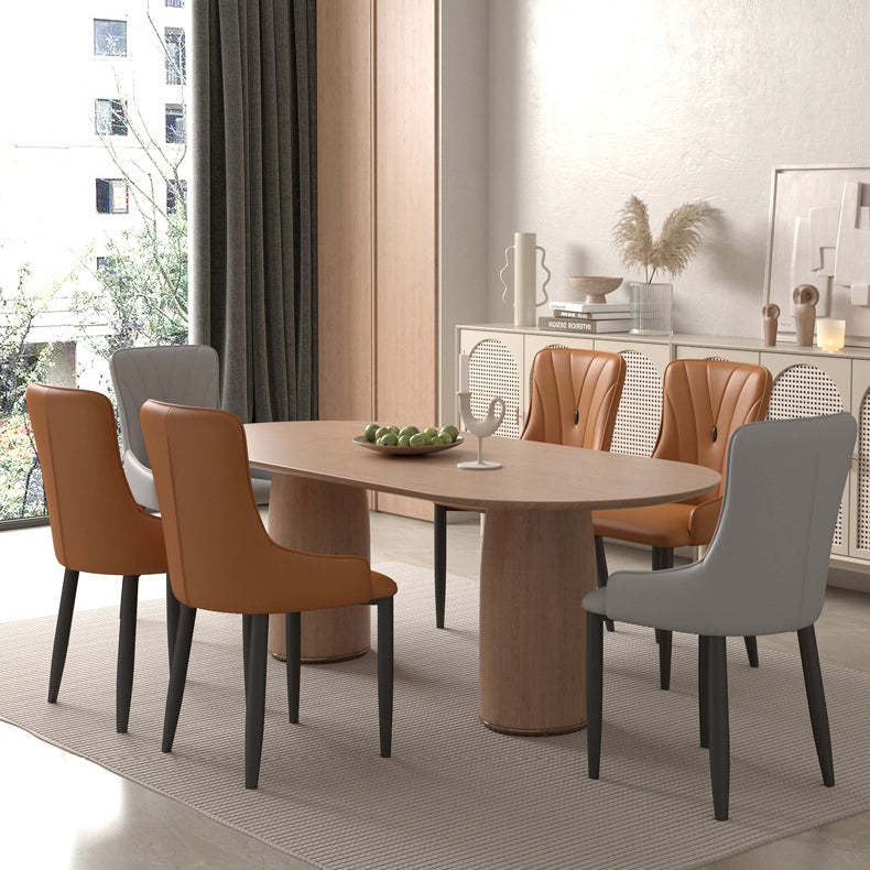 Coastal Carbon Steel Resilient Dining Chair — Light Gray