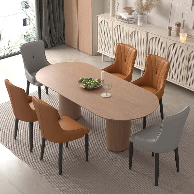 Coastal Carbon Steel Resilient Dining Chair — Orange