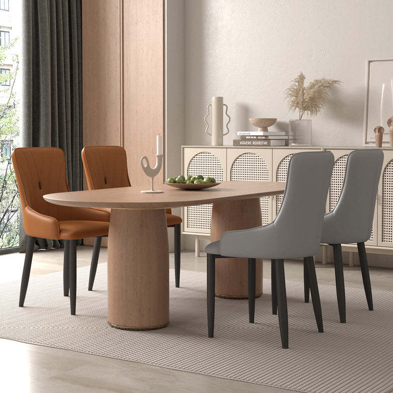 Coastal Carbon Steel Resilient Dining Chair