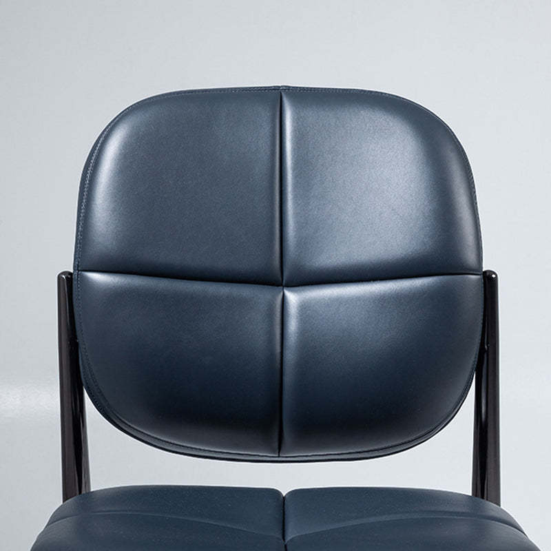 Luxury Microfiber Leather Metal Chair