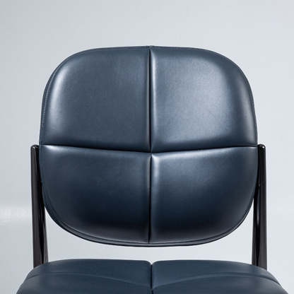 Luxury Microfiber Leather Metal Chair