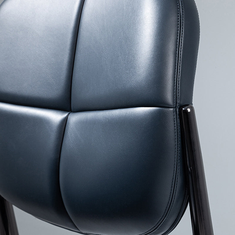 Luxury Microfiber Leather Metal Chair
