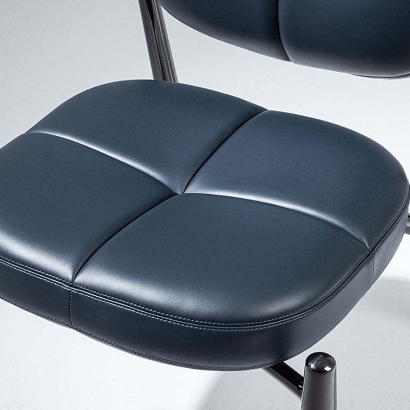 Luxury Microfiber Leather Metal Chair