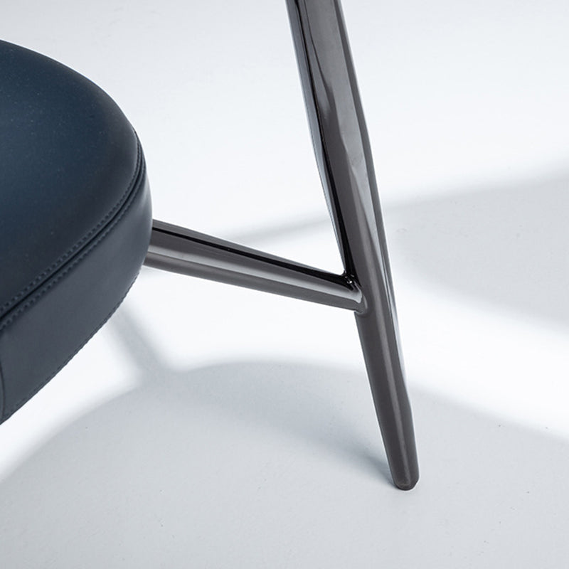 Luxury Microfiber Leather Metal Chair