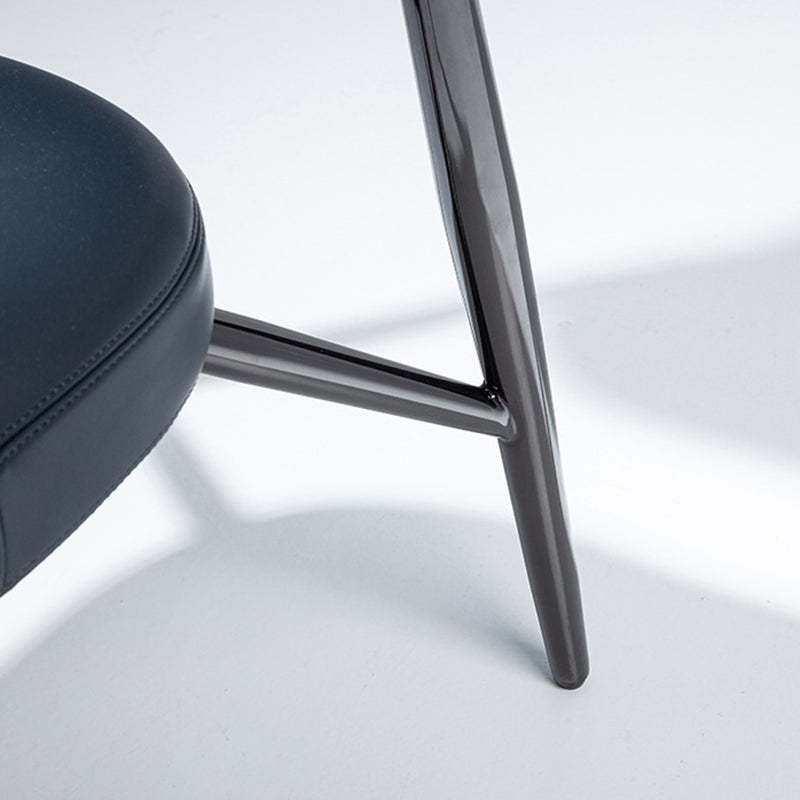 Luxury Microfiber Leather Metal Chair