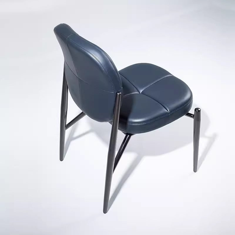Luxury Microfiber Leather Metal Chair