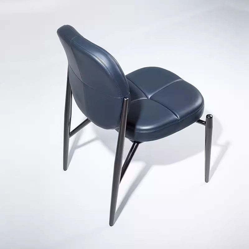 Luxury Microfiber Leather Metal Chair