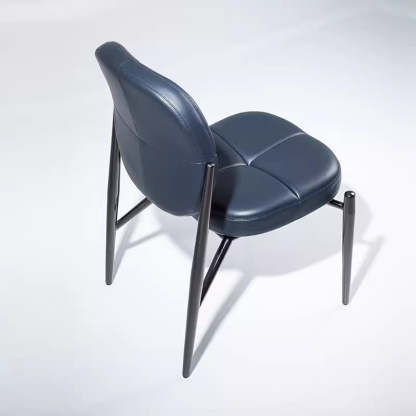 Luxury Microfiber Leather Metal Chair
