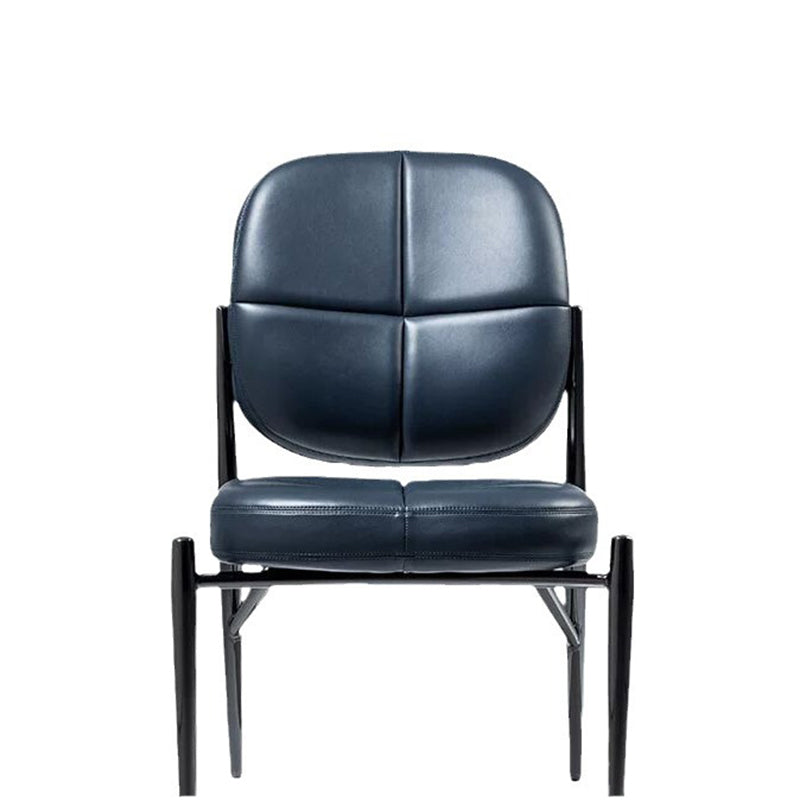 Luxury Microfiber Leather Metal Chair