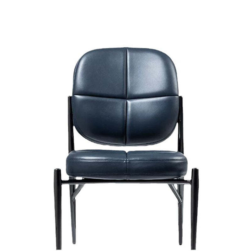 Luxury Microfiber Leather Metal Chair