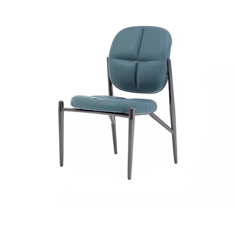 Luxury Microfiber Leather Metal Chair