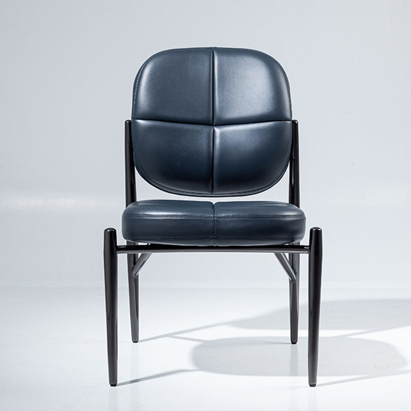 Luxury Microfiber Leather Metal Chair