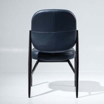Luxury Microfiber Leather Metal Chair