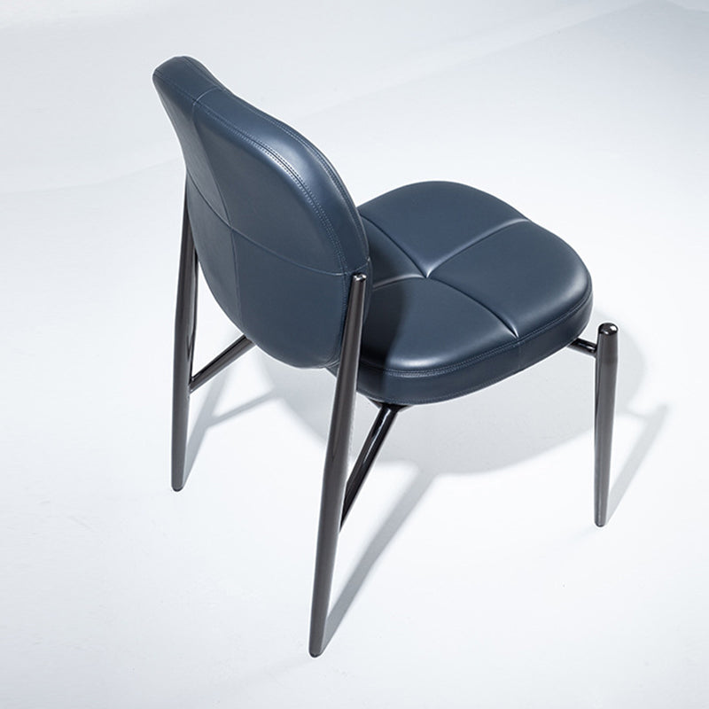 Luxury Microfiber Leather Metal Chair