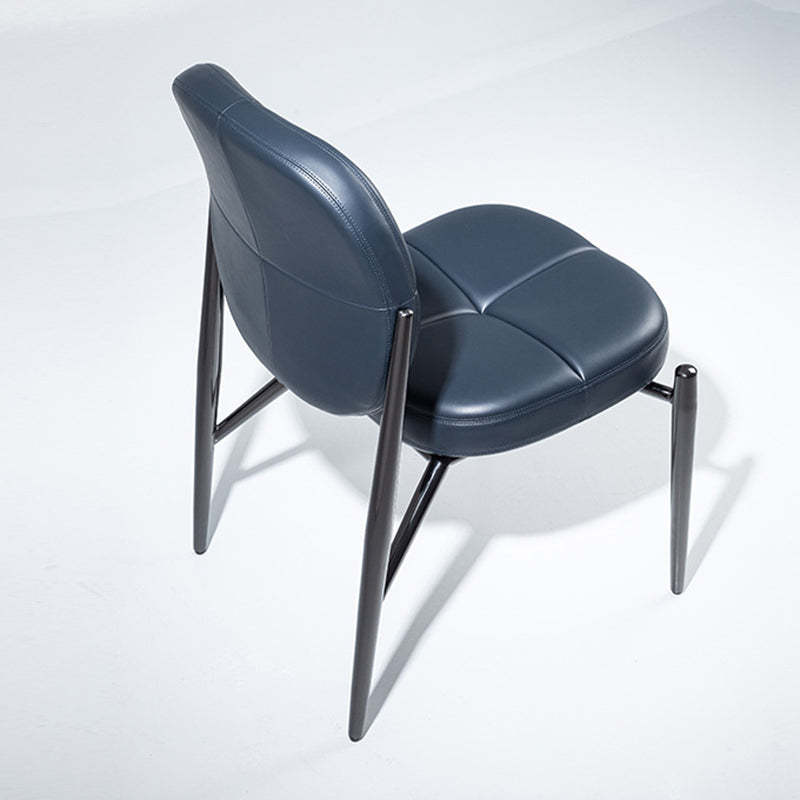 Luxury Microfiber Leather Metal Chair