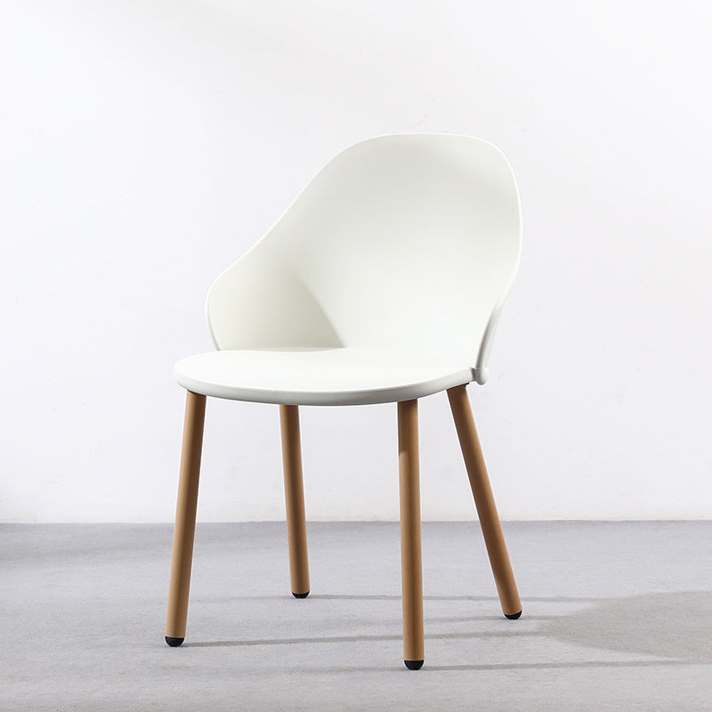 Scandinavian Sleek Plastic Dining Chair