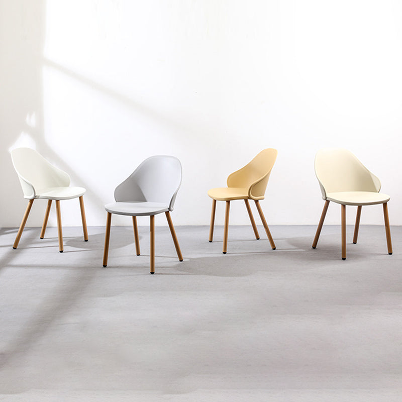 Scandinavian Sleek Plastic Dining Chair