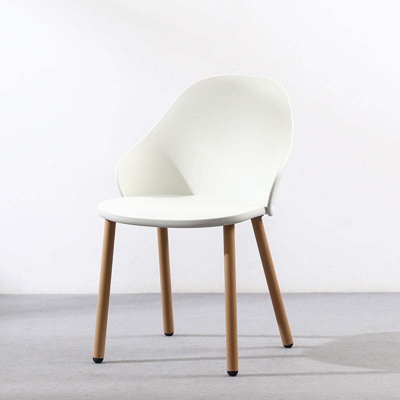 Scandinavian Sleek Plastic Dining Chair