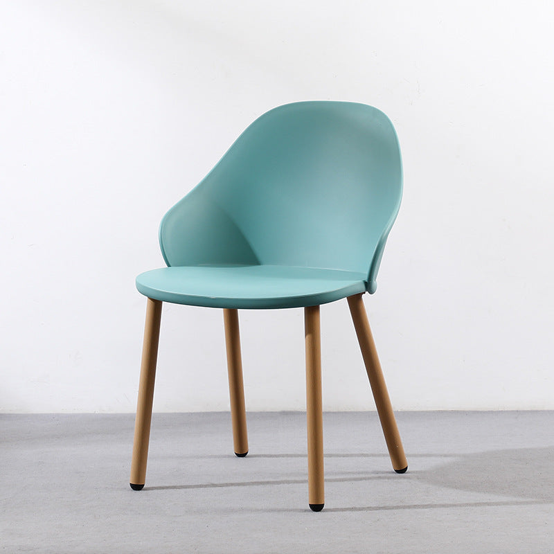 Scandinavian Sleek Plastic Dining Chair