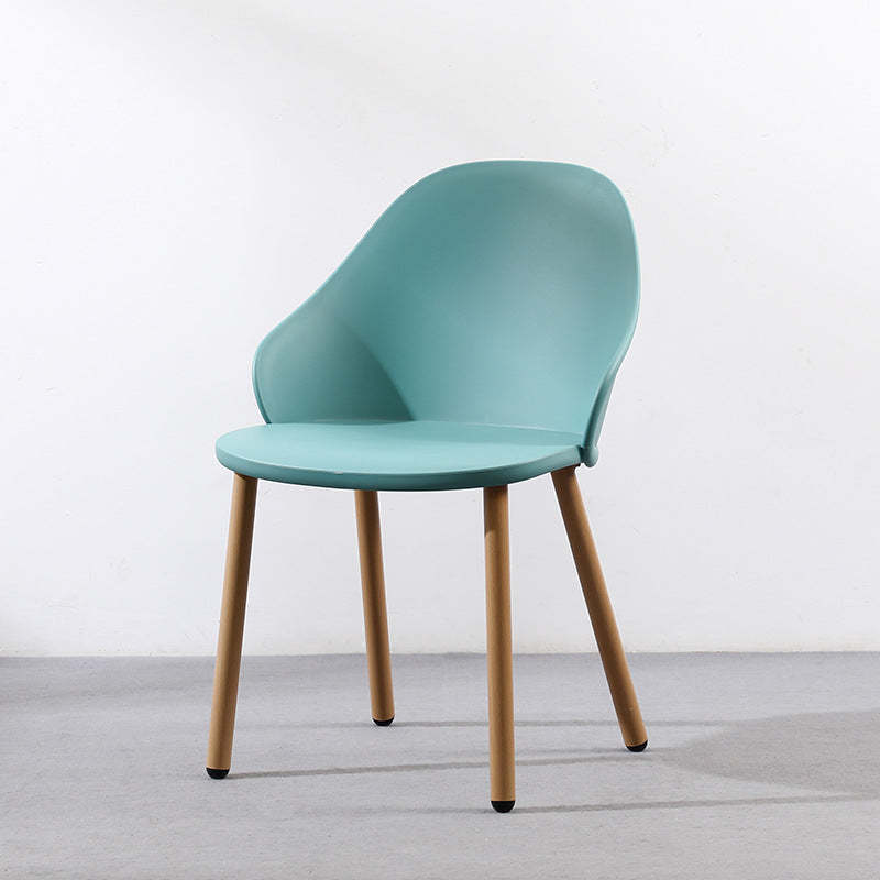 Scandinavian Sleek Plastic Dining Chair