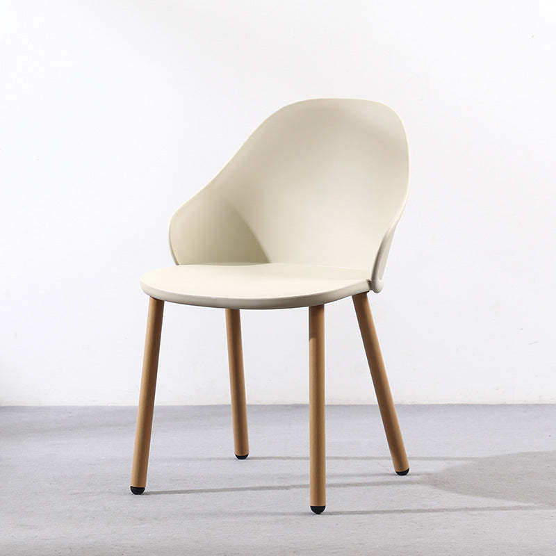 Scandinavian Sleek Plastic Dining Chair