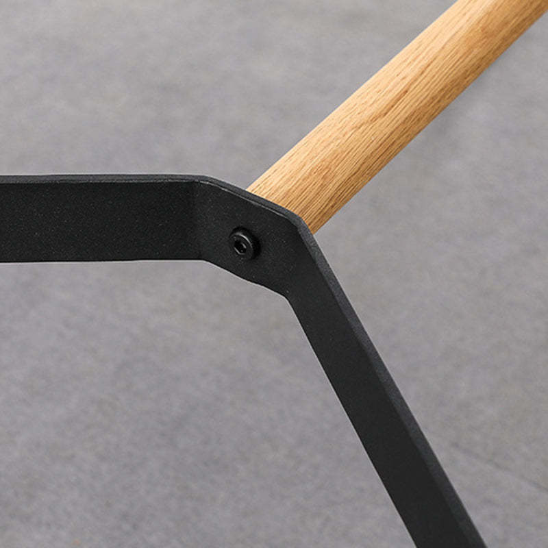 Minimalist Round Solid Wood Bar Stool