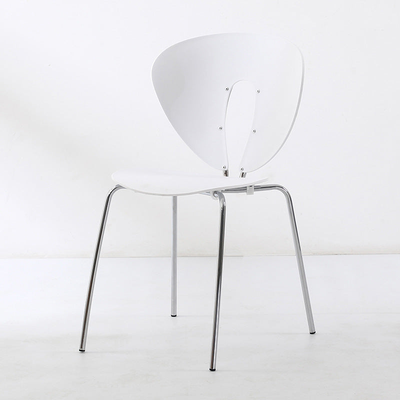 French Triangular Back Plastic Dining Chair