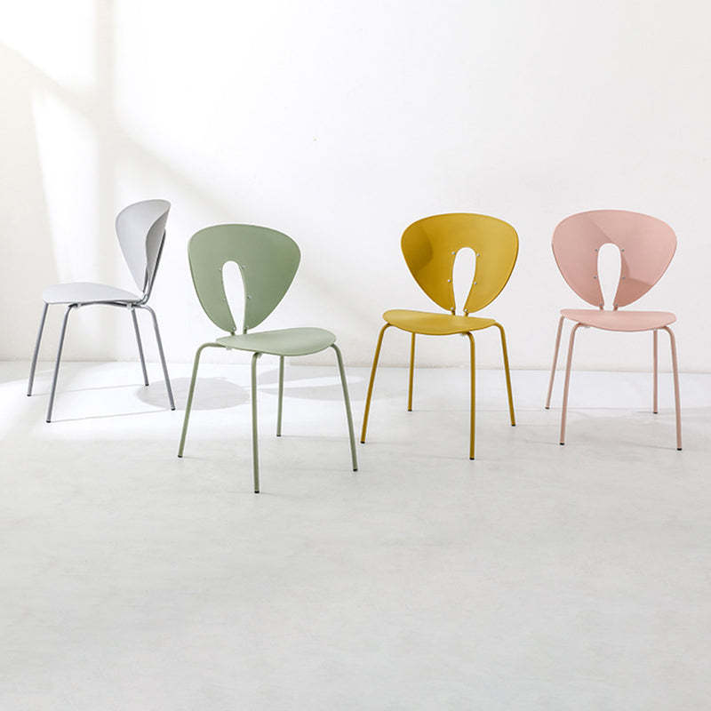 French Triangular Back Plastic Dining Chair