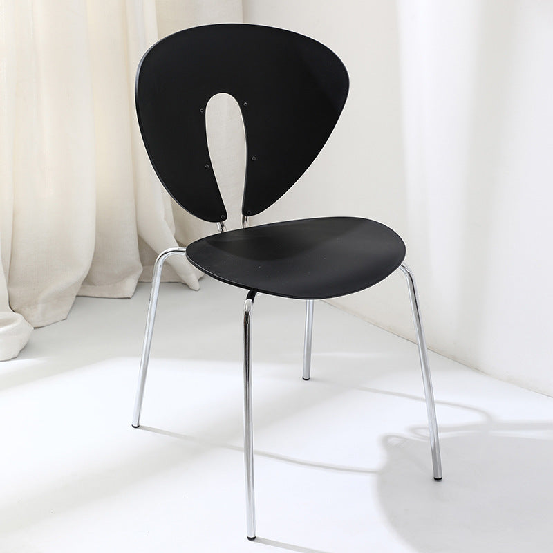 French Triangular Back Plastic Dining Chair