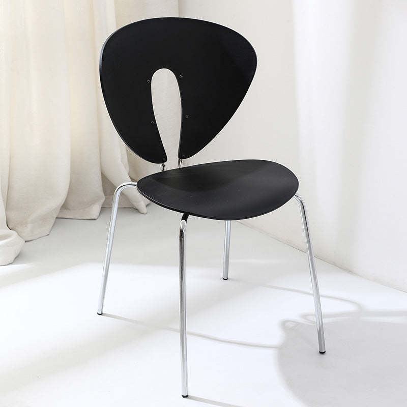 French Triangular Back Plastic Dining Chair