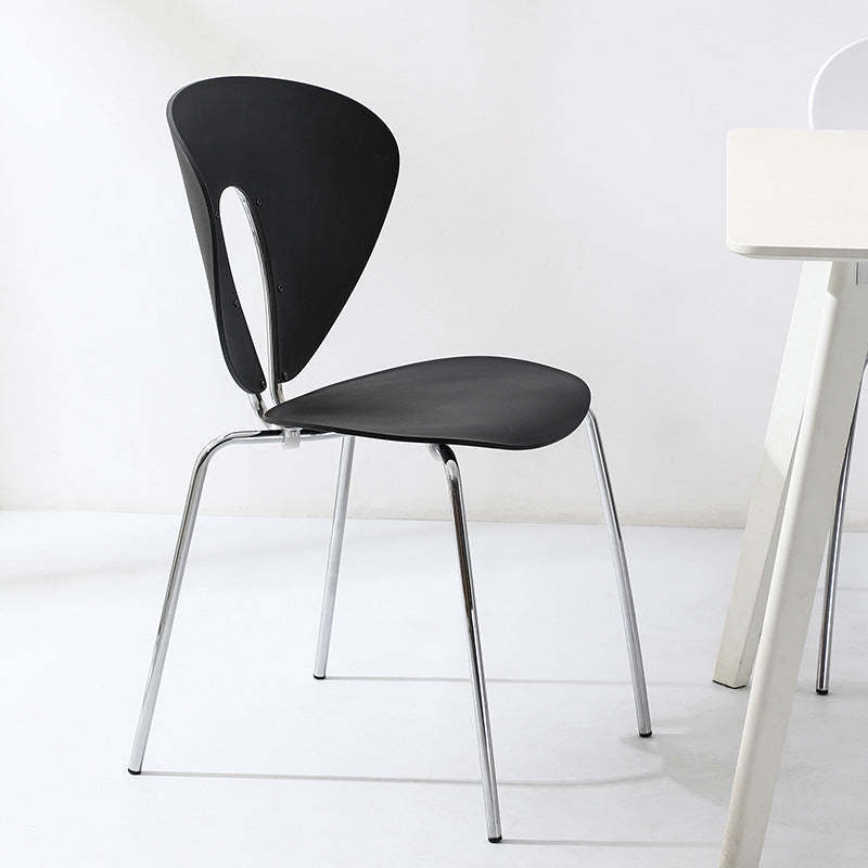 French Triangular Back Plastic Dining Chair