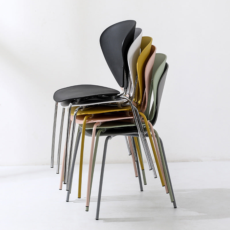 French Triangular Back Plastic Dining Chair