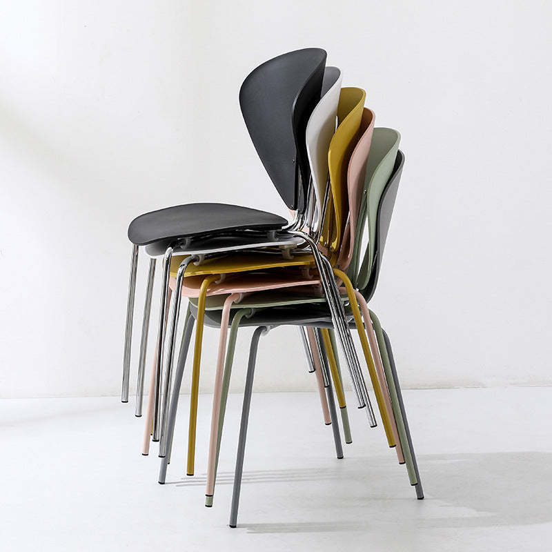 French Triangular Back Plastic Dining Chair