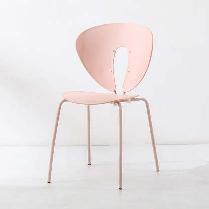 French Triangular Back Plastic Dining Chair