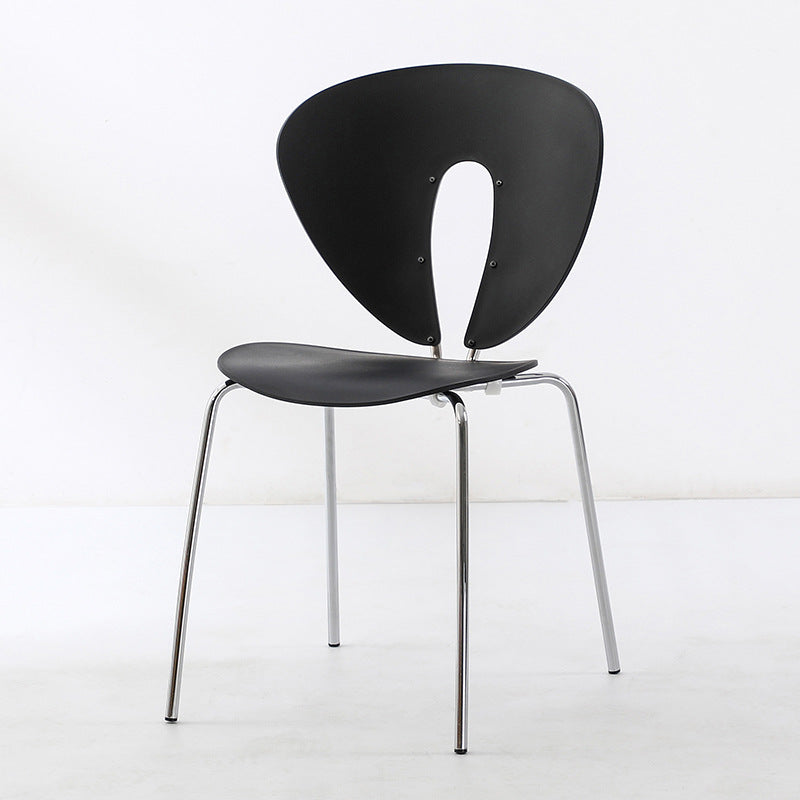 French Triangular Back Plastic Dining Chair