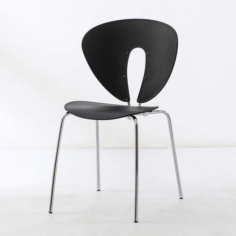 French Triangular Back Plastic Dining Chair