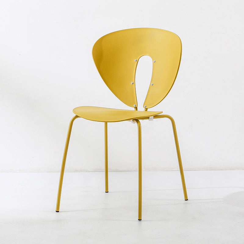 French Triangular Back Plastic Dining Chair