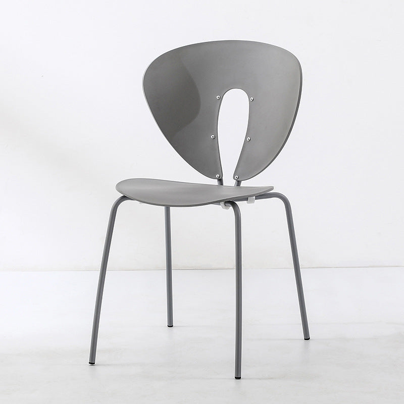 French Triangular Back Plastic Dining Chair