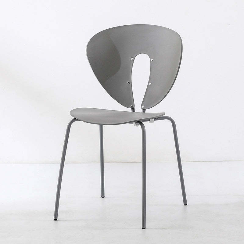 French Triangular Back Plastic Dining Chair